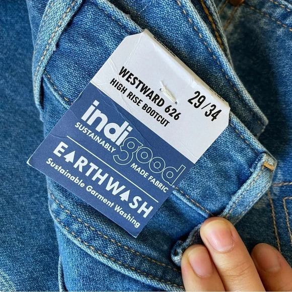 WRANGLER PAISLEY PRINT WESTWARD 626 HIGH RISE BOOTCUT JEANS 29 - Picture 8 of 8